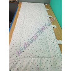 Falvédő - szürke csillagos