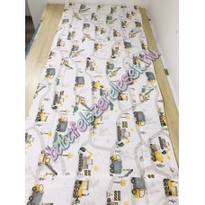 Falvédő - sárga-szürke útépítős