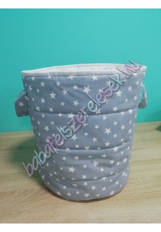Fehér csillagos textil tárolók