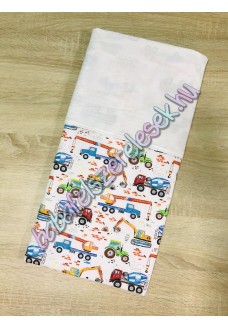 Fehér dömperes nyári dupla géz takaró