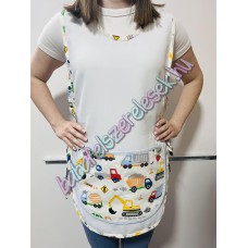 Fehér lapköpeny – színes autós