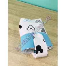 Fehér-türkiz mickey fejes csatos pelenkatároló