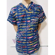 Férfi orvosi-ápolói tunika - kék hotweelses