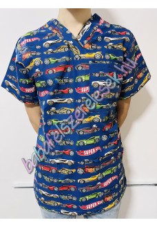 Férfi orvosi-ápolói tunika - kék hotweelses Férfi orvosi-ápolói tunika - kék hotweelses