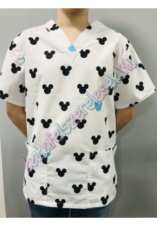 Férfi orvosi-ápolói tunika - kék mickey Férfi orvosi-ápolói tunika - kék mickey