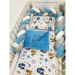 Babaágynemű szett - bézs állatos Babaágynemű szett - bézs állatos