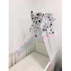 Rózsaszín minnie fejes baldachin 