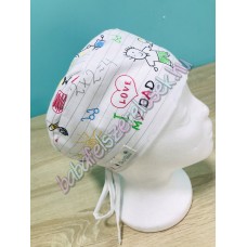 Műtős sapka - írka-firka Műtős sapka - írka-firka