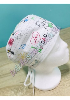 Műtős sapka - írka-firka