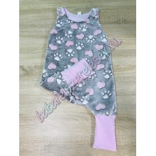 Kamáslis rózsaszín mancsos tipegő hálózsák