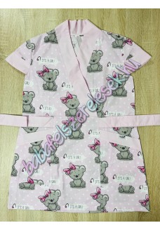 Női karcsúsított tunika - rózsaszín girl macis Női karcsúsított tunika - rózsaszín girl macis