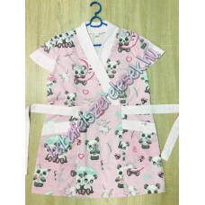 Női karcsúsított tunika - rózsaszín pandás Női karcsúsított tunika - rózsaszín pandás