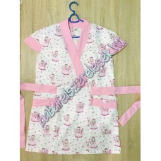 Női karcsúsított tunika - rózsaszín tündéres