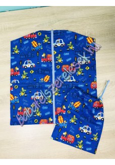 Kék állat city-s - ovizsák+tornazsák