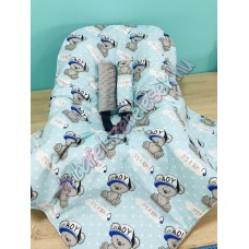 Babahordozó pléd - kék boy Babahordozó pléd - kék boy