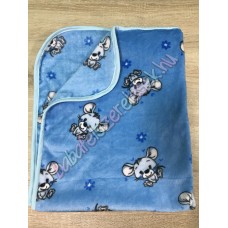 Kék egérkés - pihe-puha pléd