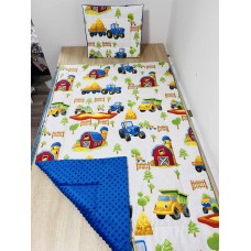 Kék farmos prémium ágynemű 