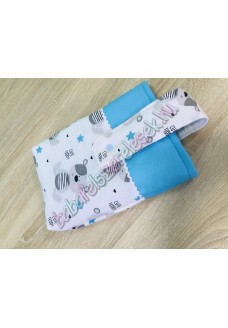 Kék macis csatos pelenkatároló