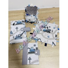 Kék-szürke útépítős babaváró csomag Kék-szürke útépítős babaváró csomag