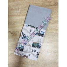 Kék-szürke útépítős nyári dupla géz takaró Kék-szürke útépítős nyári dupla géz takaró