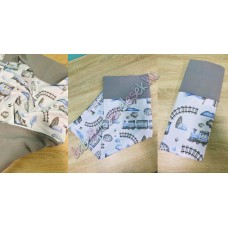 Kék vonatos nyári dupla géz takaró Kék vonatos nyári dupla géz takaró