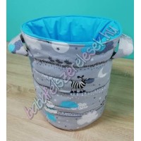 Kék zebrás textil tárolók Kék zebrás textil tárolók