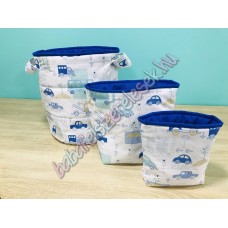 Királykék autós textil tárolók