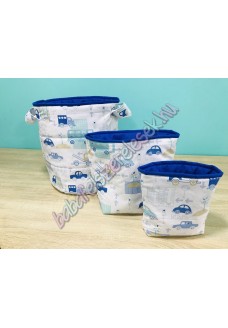 Királykék autós textil tárolók Királykék autós textil tárolók