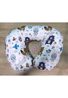 Klasszikus szoptatós párna - bézs állatos