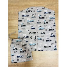 Kocsi nyuszis - Ovizsák+Tornazsák