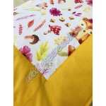 Kombinált falvédő - mustár rókás Kombinált falvédő - mustár rókás