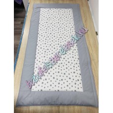 Kombinált falvédő - szürke csillagos