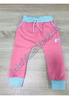 Melegítő nadrág - koral pink-menta Melegítő nadrág - koral pink-menta
