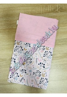 Levél csokros nyári dupla géz takaró Levél csokros nyári dupla géz takaró