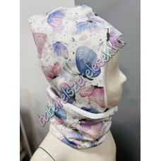 Lila szitakötős-lepkés - Füles Sapka