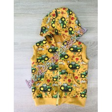 Mellény - mustár traktoros