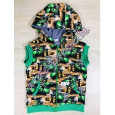 Mellény - zöld-barna traktoros