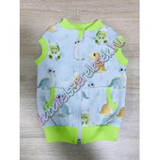 Mellény - színes kicsi dínós