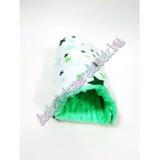 menta csillagos pihe-puha szoptatós karpárna