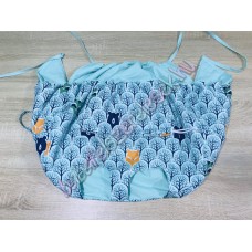 Menta medvés bevásárlókocsi huzat