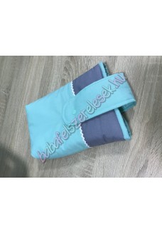 Menta-szürke csatos pelenkatároló Menta-szürke csatos pelenkatároló