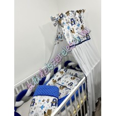 Babaágynemű szett - bézs állatos Babaágynemű szett - bézs állatos