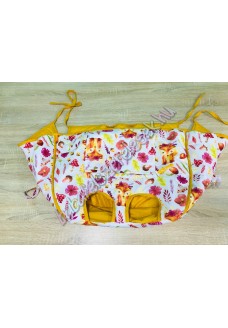 Mustár rókás bevásárlókocsi huzat