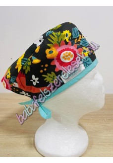 Műtős sapka - népmintás