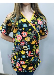 Orvosi-Nővérke tunika - népmintás