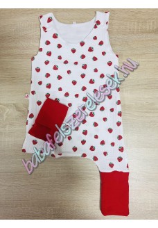 Nyári kánikula hálózsák - fehér epres