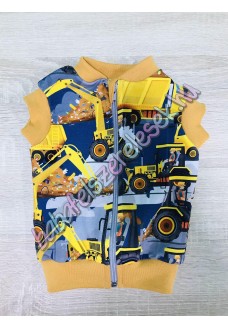 68-as Nyári mellény - narancssárga munkagépes 68-as Nyári mellény - narancssárga munkagépes