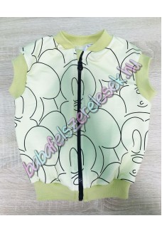 80-as, 92-es, 104-es Nyári mellény - zöld fejes 80-as, 92-es, 104-es Nyári mellény - zöld fejes