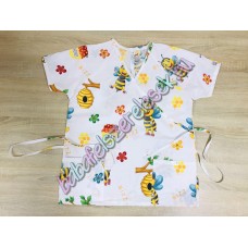 Orvosi-Nővérke tunika - csupros méhecskés