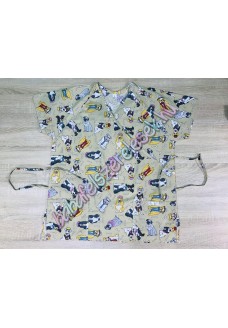 Orvosi-Nővérke tunika - drapp csont kutyás